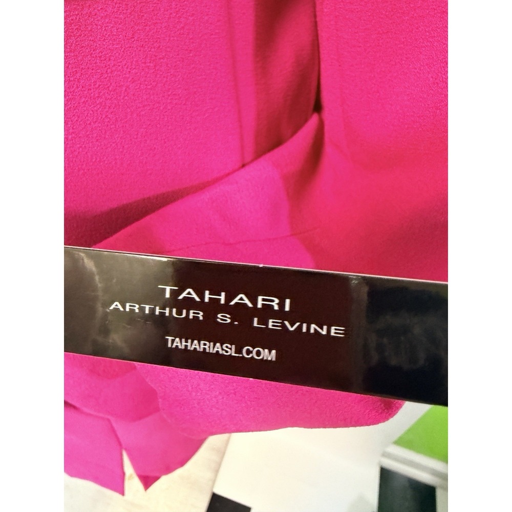 NEW $349 Tahari ASL Skirt Suit Womens Sz 18W 2 Pc Set Pink Belted Blazer Midi - Picture 8 of 16